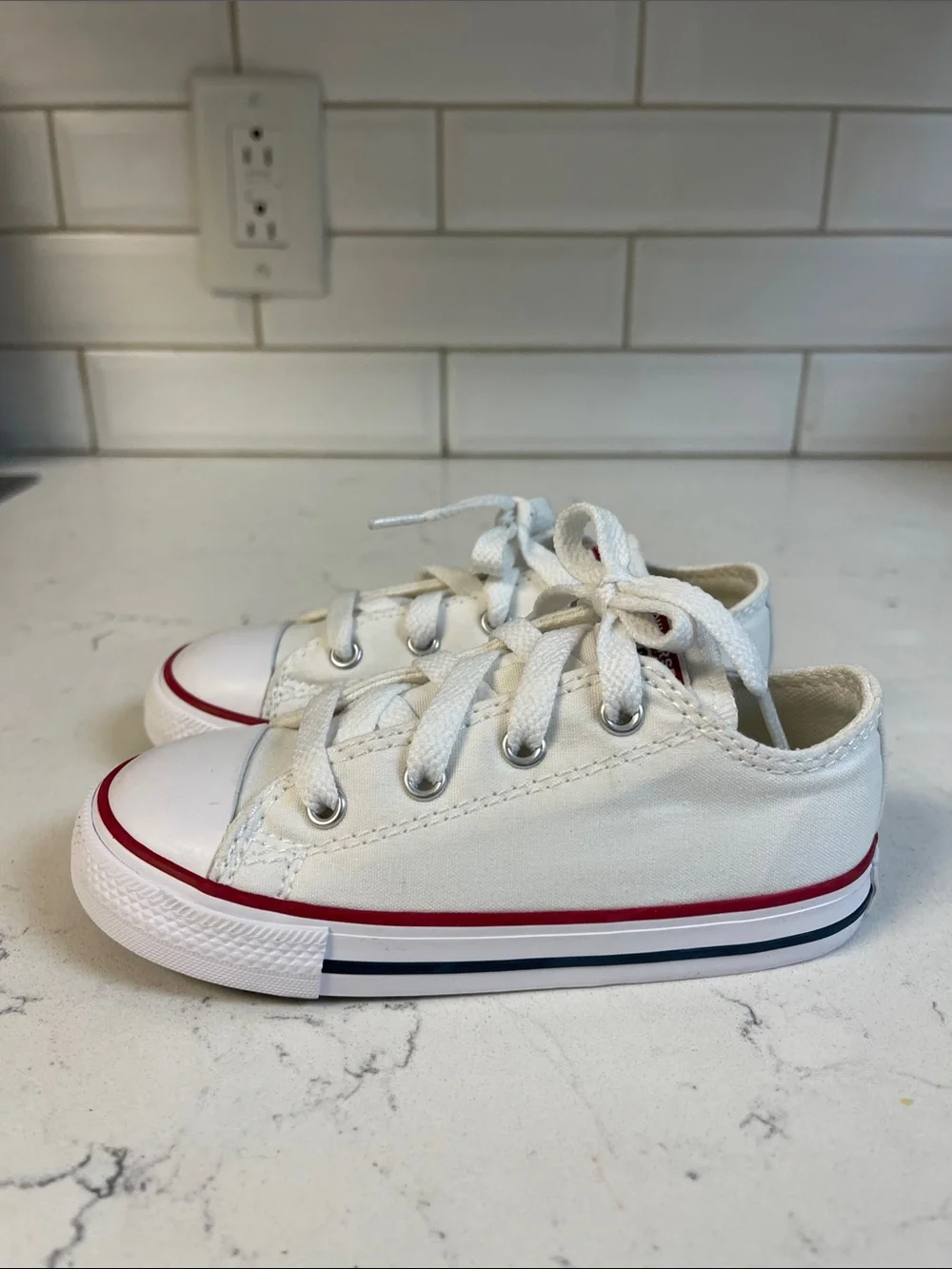(Infant) Converse Chuck Taylor All Star Ox 'Optic White' 7J256 Size 9